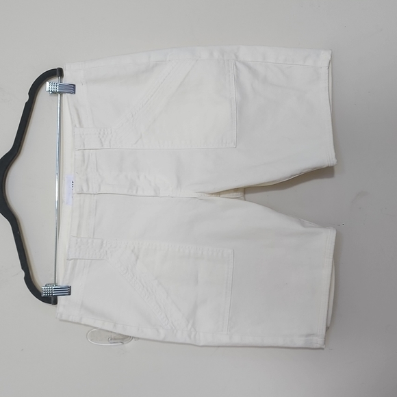 Frame Denim Shorts Frame Banded Bottom Trapunto Moto Short Redone